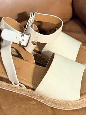 Soda White Sandals thumbnail 1
