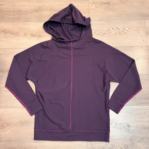 The North Face Purple Funnel Neck Hoodie Sweatshirt Womens‎ Medium M thumbnail 1
