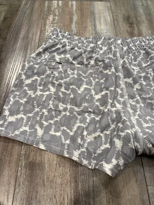 VUORI Women's Dash Mid Rise Leopard Print Running Shorts, Opal Spots (Gray) XL thumbnail 12