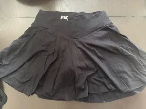 Black Cross-Waist Circle Skirt thumbnail 3