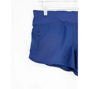 Title Nine‎ Pull On Running Shorts Women's M Blue Activewear thumbnail 4