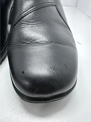 Clarks Black Leather Mule Clogs Slip On Comfort Shoes Women’s thumbnail 4