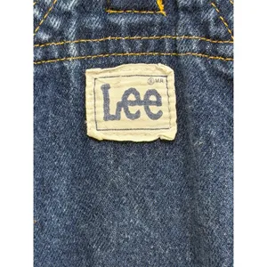 Vintage Lee Denim Overalls Medium Wash Button Front Made in USA‎ Size 7 76401-07 thumbnail 3