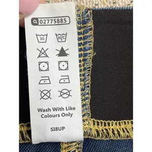 HALARA Flex High Waisted Pocket Baggy Wide Leg Blue Jeans, size Medium, 02775885 thumbnail 4