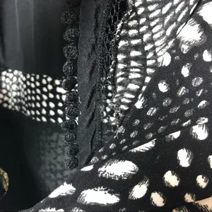 Roberto Cavalli Black & White Halter Maxi Dress with Slit thumbnail 5