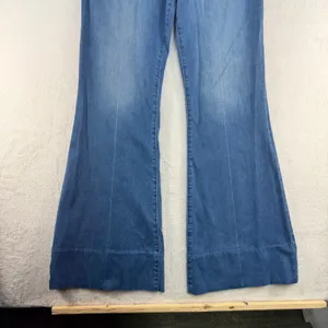Express‎ 12 Jeans 70s Flare Mid Rise Conscious Edit Medium Wash Blue Boho Retro thumbnail 4