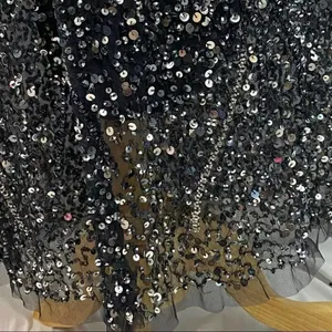 PISARRO NIGHTS Sequin & Bead Sleeveless Gown size 4 thumbnail 16