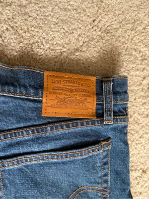 Levis Premium Denim Shorts blue Wedgie fit rolled Cuff Jean summer shorts sz 30 thumbnail 8