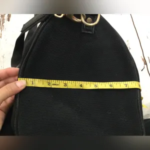 Victoria'S Secret Black Canvas Bag thumbnail 4
