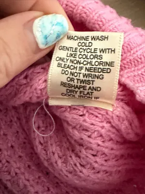 Sincerely Jules Pink Waffle Knit Ruched Drawstring Crop Sweater Y2K Medium thumbnail 7