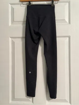 Lululemon Wunder Train High-Rise Tight 25" in Heathered Graphite Grey thumbnail 3
