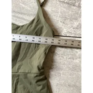 Women Halara NWOT Olive Green Athletic Dress Built-in Shorts Adjustable Strap XS thumbnail 3