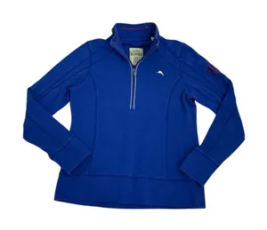 Tommy Bahama NFL New York Giants Goal Line Half-Zip Pullover Sweater Size Small thumbnail 1