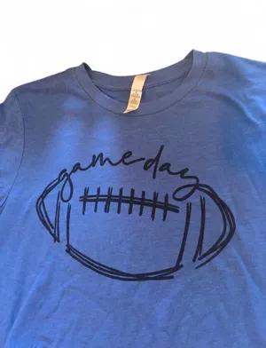 Bella + Canvas Football Game Day T-Shirt thumbnail 2