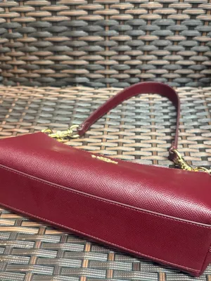 COACH nwt coach Charlotte Shoulder bag dark wine CCO18 WITH CHERRY CHAINS thumbnail 7