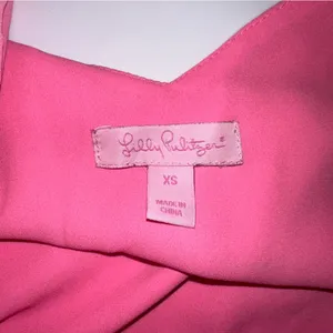 Lilly Pulitzer Pink Fitted Buttoned Camisole thumbnail 4