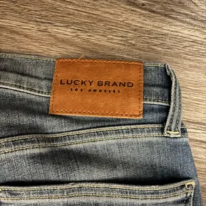 Lucky Brand Blue Distressed Straight Leg Jeans thumbnail 8