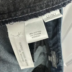 Ann Taylor Dark Wash Bootcut Jeans Womens 6 Stretch Denim High Rise Flare Cotton thumbnail 5