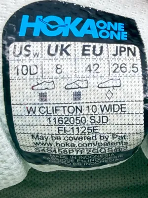 Hoka Women’s Clifton 10. Sea Glass/Jadeite Colorway SZ 10 Wide. thumbnail 9