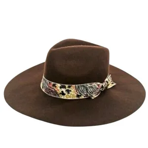 DISNEY PARKS Adult Animal Kingdom Wide Brim Safari Hat Brown leopard thumbnail 2