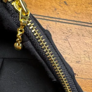 Kate Spade New York Skirt the Rules Black Paperbag Waist Mini‎ Skirt Gold Zip 4 thumbnail 2