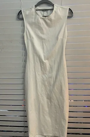Zara white stretch dress thumbnail 1