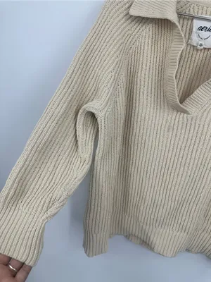 Aerie Sugar Rush Chenille Sweater Size XS Boho Cozy Loungewear thumbnail 6