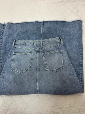 We The Free ( Free people)High-Waist Long Denim Skirt in Blue size 6 thumbnail 10