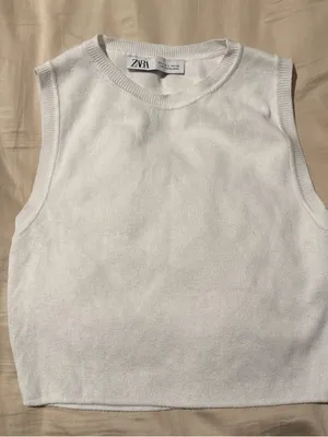 Babaton Cream Textured Knit Short-Sleeve Top thumbnail 1