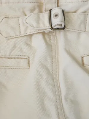 Madewell Relaxed Chino Pants Antique Cream High Rise Wide Leg Size 14 thumbnail 9