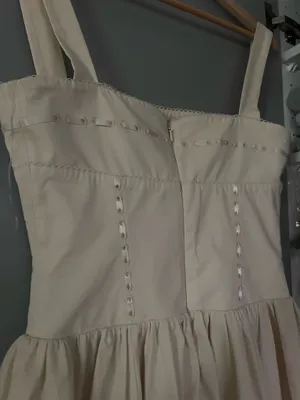 House of cb HONOR Buttermilk Ribbon Detailed Mini Dress thumbnail 7
