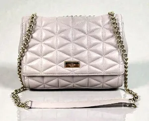 KATE SPADE Cow Leather Emery Court Eliza Shoulder Crossbody Chain Quilted Bag thumbnail 1