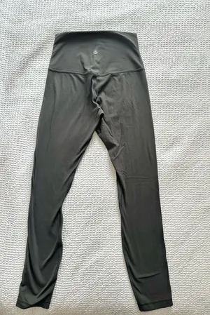 Lululemon Align Ribbed High-Rise Pant 25" Graphite Grey  thumbnail 2