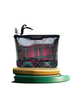 Victoria's Secret Bags Cosmetic Bags - Limited Edition Bright Tartan thumbnail 3