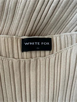 White Fox Boutique Sleeveless Ribbed Maxi Dress in Tan thumbnail 6