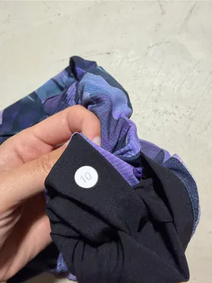 Lululemon Geometric Purple Active Shorts with Drawstring 10 thumbnail 8