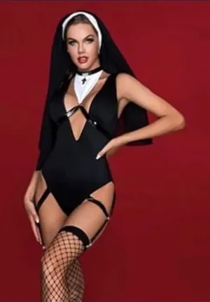 Sexy nun Black Size undefined thumbnail 1