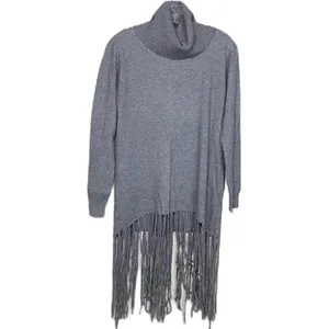 LOLA B Fringe Turtle Neck Sweater Sz S thumbnail 7