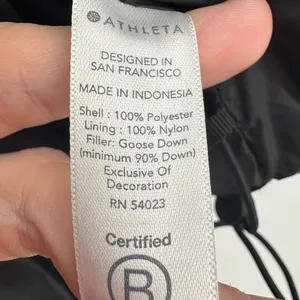 Athleta Lofty Down Puffer Jacket Size Small Bronze Metallic Winter Coat Gorpcore thumbnail 12