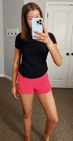 Pink Lululemon Speed Up Shorts thumbnail 1