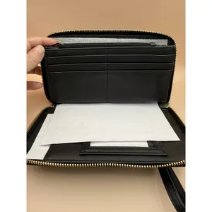 Betsey Johnson Black Cherry Embroidered Zip Around Wristlet Wallet XOZIP-E NEW‎ thumbnail 7