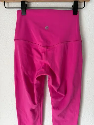 🍋 LULULEMON Align High-Rise Pant 25" in Sonic Pink W5CTCS Size 2 thumbnail 3