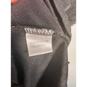 Brandy Melville Mini Dress Women One Size Black Sparkly Metallic Spaghetti Strap thumbnail 5