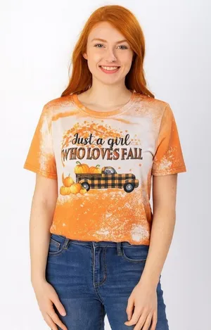 Womens Fall Shirt Size Extra Large Orange thumbnail 1