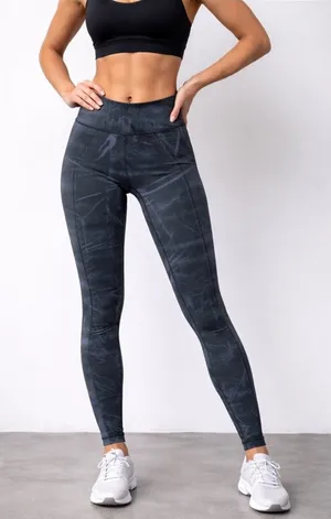 Lululemon tie dye acid wash seamless leggings thumbnail 1