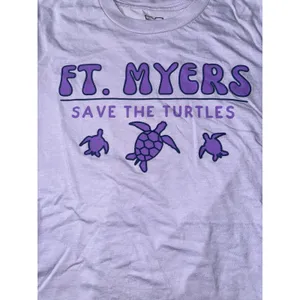 Next Generation‎ Women's Purple "Ft. Myers Save The Turtles" short sleeve size S thumbnail 2