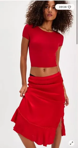 Free People Cap Sleeve Seamless Cami XS/S in Salsa thumbnail 1