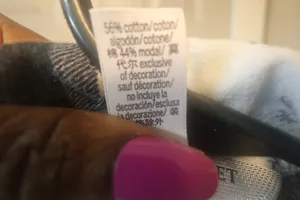 Victoria's Secret plaid flannel path quilt pajamas sleep shirt with pocket in light pink, dark pink and black size small. thumbnail 4