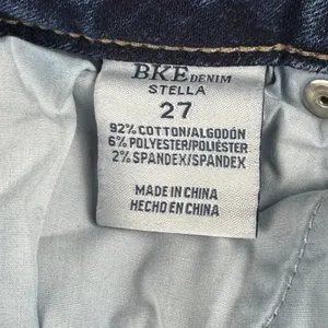 BKE Denim Stella Low Rise Slim Fit Women's 27 thumbnail 7