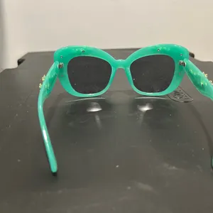 Floral Embellished Sunglasses Green thumbnail 6